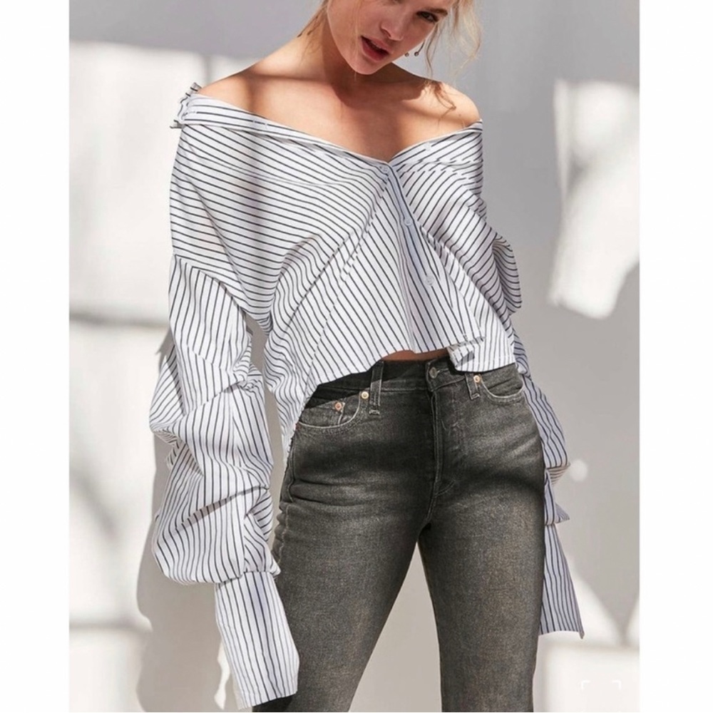 𝅺STYLE Mafia X Free People NWT Button-Down Shirt